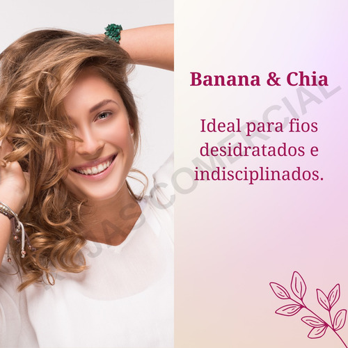 Condicionador Banana E Chia Bothânico Cosméticos 1l