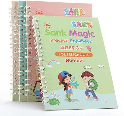 Imagen 2 de 9 de Sank Magic - Kit De Cuaderno De Caligrafía Reutilizable 4