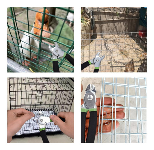 Kit De Alicates Hog Ring Con 300 Piezas De Aros Para Cerdos