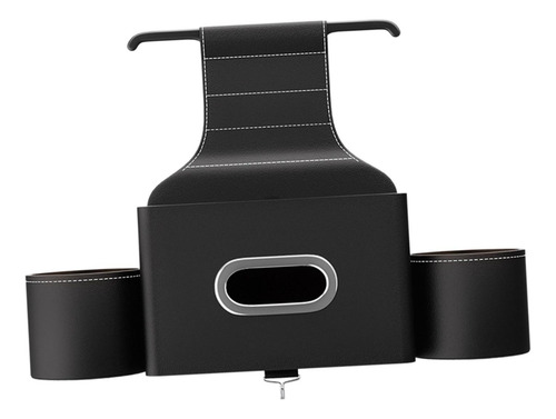 Contenedor De Almacenamiento Para Respaldo De Asiento, Negro
