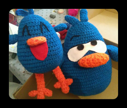 Pajarito Y Pajaroto Pocoyo Crochet Muñecos Amigurumi