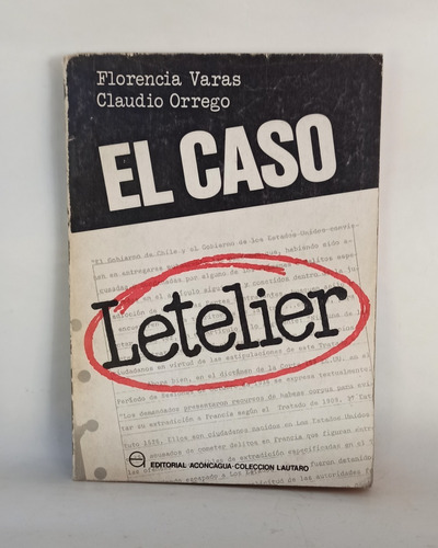 Libro El Caso Letelier , F. Varas / C . Orrego, 1979