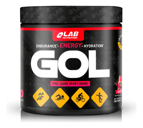 Pre Game Rehidratante Gol Energy Watermelon450gr    Sabor Watermelon