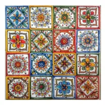 Comprar Azulejos Mayólica Veracruz Multicolor 10 X 10 Pack X 8 Unid.