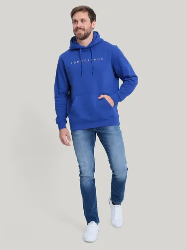 Polerón Con Logo Bordado Azul Tommy Hilfiger