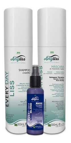 Shampoo Antifrizz + Termico Anyliss (3 Pzas)