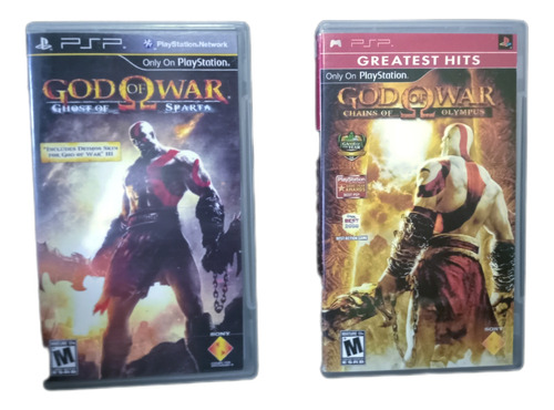 God Of War Duo Pack Psp Ghost Of Sparta + Chains Of Olympus  (Reacondicionado)