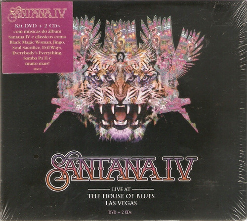 2x Cd + Dvd (nm) Santana Iv Live At The House Of Blues Ed Br