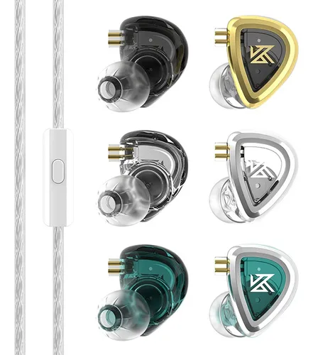 Auriculares Kz Eda 3 Pares De 3 Modos De Audio Con Micrófono