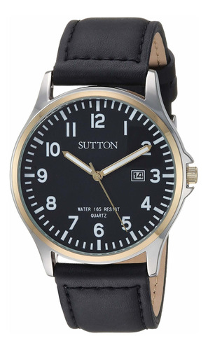 Reloj Hombre Sutton By Armitron Su-5015bktt Cuarzo Pulso