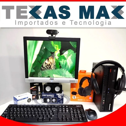 Monitor De 19 Polegadas, Cpu Core 2 Duo E Teclado E Mouse (Usado)