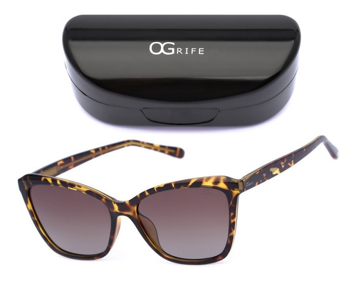 Oculos Ogrife Solar Feminino Og 2049-c Proteção Uv Original