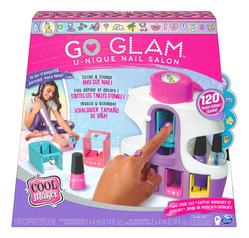 Cool Maker Go Glam, Estampadora Portátil, Kit De Manicura