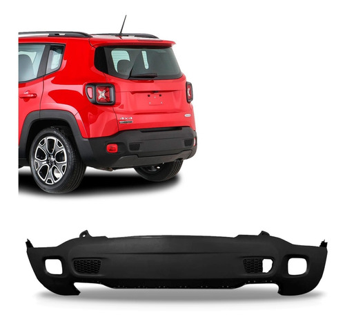 Envolvente Traseiro Jeep Renegade 2015 2016 2017 2018 Preto