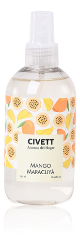 Fragancia Del Hogar Y Textil Civett Mango Maracuya X 250ml.