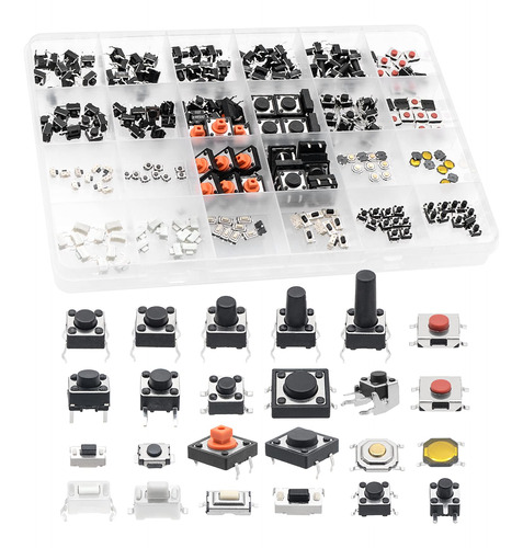 Micro Pulsador Switch, Set De 240 Pcs