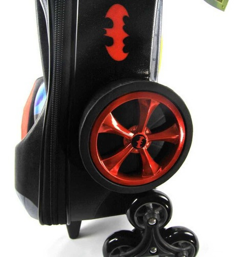 Imagem 6 de 8 de Mochilete Batman Batmovel 3d Maxtoy Diplomata 3805pm19