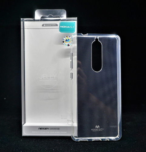 Funda Nokia 5.1 Mercury Goospery Tansparente Jelly