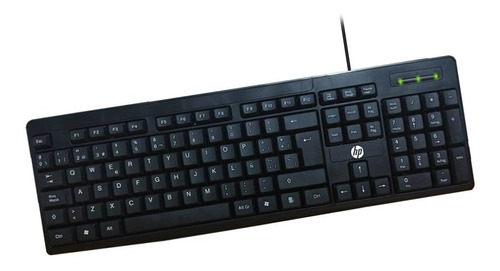 Teclado Hp Alámbrico Con Cable Conexión Usb 