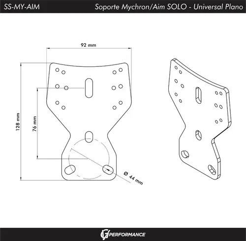 Soporte Mychron/aim Solo Aluminio - Vol Univ- Gv Performance