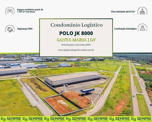 Imagem 1 de 16 de Galpão Para Alugar Em Santa Maria/df - Ga1664