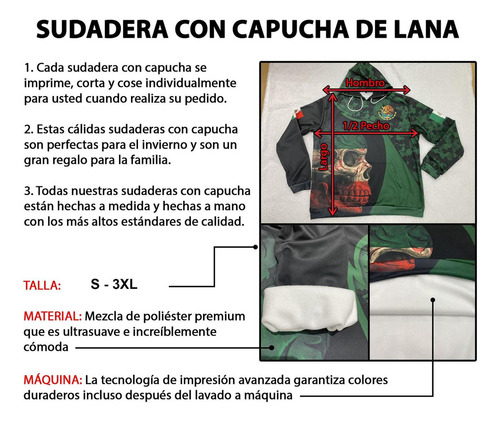 Ri Sudadera Con Capucha De Sublimación Con Estampado De Calaver