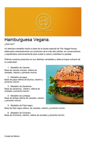 Imagen 7 de 9 de Hamburguesa Vegana Pq.3pz.veggie.house.