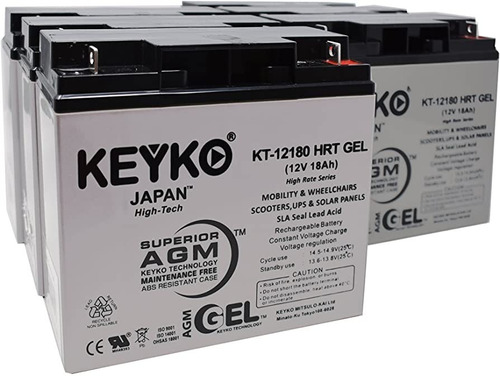 Bateria 12v 18a Distribuidor Oficial Keyko / Ultracell Ups 