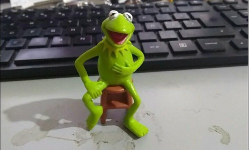 Disney Decopac Pvc Kermit Muppets Figure 7 Cms