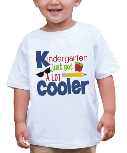 7 Comió 9 Niños Kindergarten Just Got Cooler School Playera