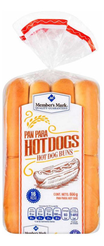 Pan Para Hot Dog Member's Mark 16pzas
