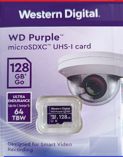  Western Digital Micro Sdxc Wd Purple 64gb Cctv