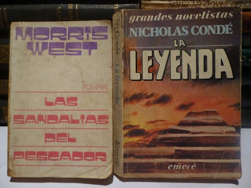 Lote X 2 Novelas, La Leyenda/ Las Sandalias Del Pescador