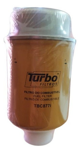 Filtro De Combustible Turbo Tbc877i Equiv. Wk8102 P551424