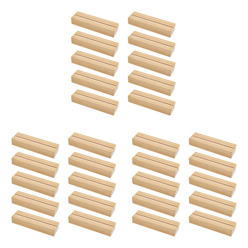 30 Tarjeteros De Madera, Soporte Para Números De Mesa De Mad