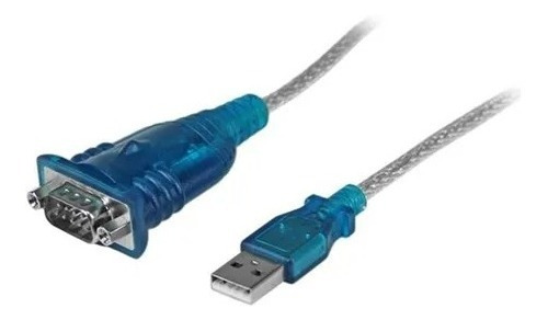 Cable Adaptador Startech Usb A Serial Rs232 1x Db9 Color Azul