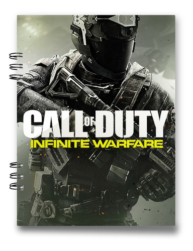 Imagen 3 de 5 de Cuaderno Call Of Duty 15x20 Cms Media Carta 100 Hojas