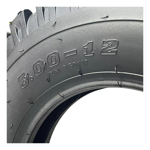 Llanta 5.00-12 Para Motocarro Carga Pesada 515kg 8 Capas