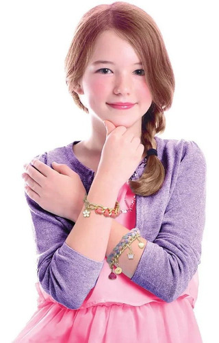 Pulseiras My Style De Seda Com Acessórios Multikids - Br099