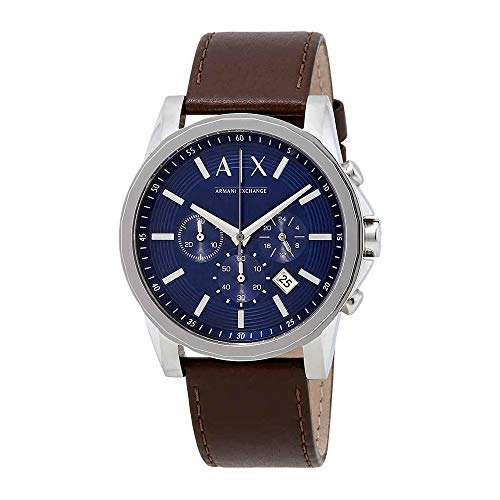 Reloj De Cuero Marrón Ax2501 De  Para Hombre.