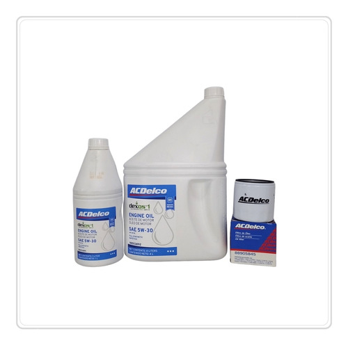 Filtro Aceite Kit+ Aceite Sintetico Acdelco Vectra