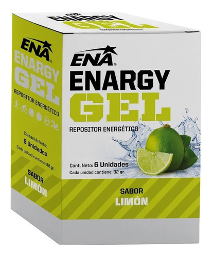 Enargy Gel Limon Caja X6 Unidades Ena Repositor Energetico