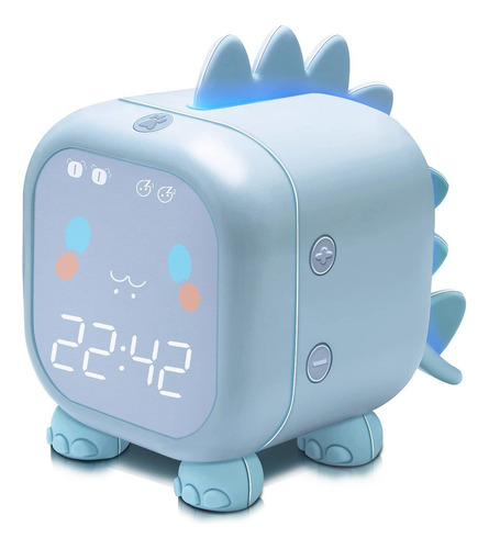 Reloj Dinosaurio Multifunción Alarma Luz Nocturna Para Niños