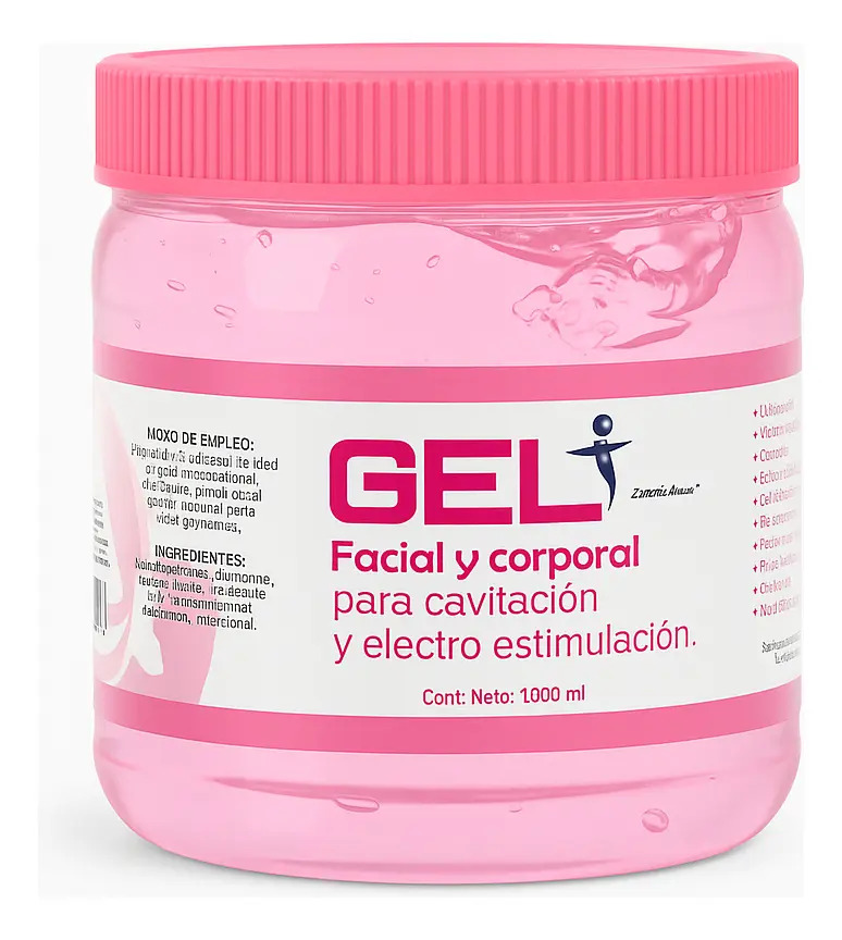 Gel Conductor Neutro Facial Y Corporal 1 Litro Lady Rose