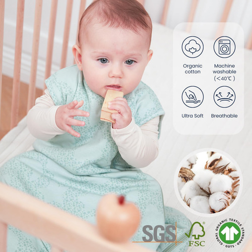 Saco De Dormir Kaiya Baby Unisex De 1 Tog Para Bebés De 6 A