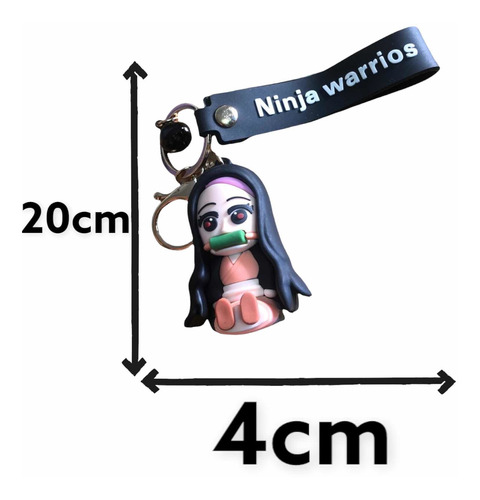 Llavero Nezuko Kamado Manga Demon Slayer Figura Souvenir Y++