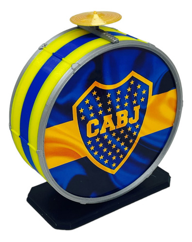 Murga Bombo Personalizados En 3d / Diseño Boca Juniors