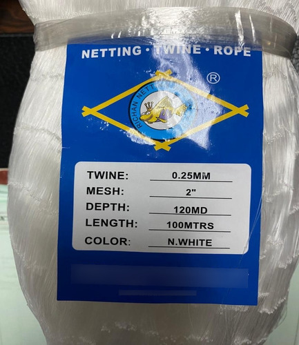 Red Monofilamento Blanca 2 En 0.25mm 120mdx100mts Xiamen