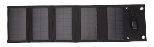 Cargador De Celda Portátil Impermeable De 15 W Con Panel Sol