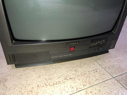 Televisor Fisher + Control Remoto. Funciona (Usado)